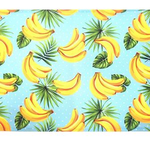 Kit 4 Jogos Americanos Banana Alegria 43cmx34cm amarelo