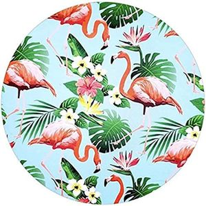 Kit 4 Capas Para Sousplat Flamingo E Costela Adão 35cmx35cm azul