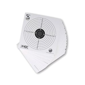 Alvos Papel Descartáveis Para Carabinas E Pistolas 14x14cm