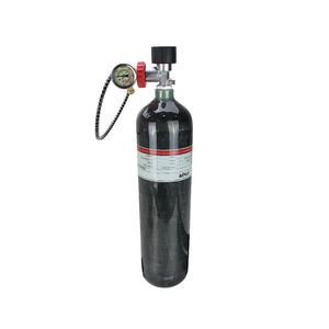 Cilindro Scuba 3l Fibra Carbono 300bar Estação Valvula