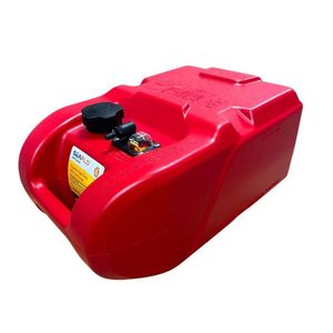 Tanque Combustível 24l Vermelho Seaflo Para Motores
