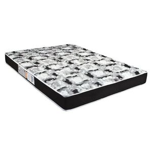 Colchão Casal Espuma D23 Roland Garros Black Bordado (138x188x14) Luckspuma