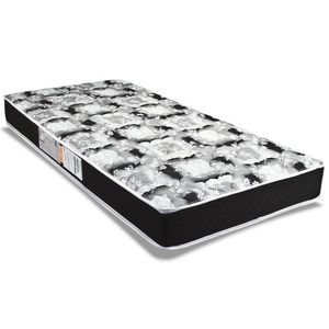 Colchão Solteiro Espuma D33 Supreme Prtó Saúde Black (78x188x17) Luckspuma