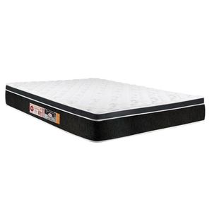 Colchão Viúva Espuma D33 Black White Air Euro Pillow (128x188x23) - Castor
