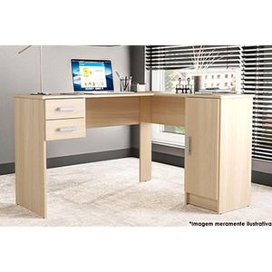 Mesa De Computador Barcelona 2 Gavetas Legno Salinas - Politorno
