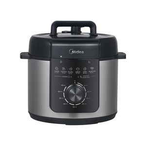 Panela De Pressão Mecânica Preta E Inox 4L Midea PPM4