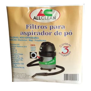 Filtro Descartável Para Aspirador De Pó Electrolux A10