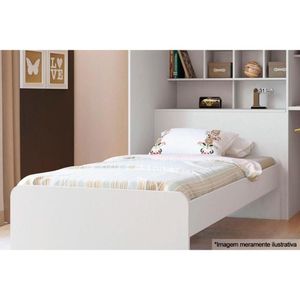 Cama Solteiro New Conect Grafitte - Santos Andirá