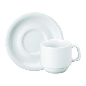 Jogo 48 Xícaras De Chá 200ml Com Pires Porcelana Schmidt