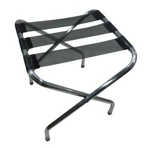 Suporte De Mala Dobrável Em Alumínio Reforçado Zaka Cor:preto Preto
