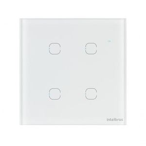 Interruptor Smart Wi-fi Touch 4 Teclas Ews 1004 Branco 4850029