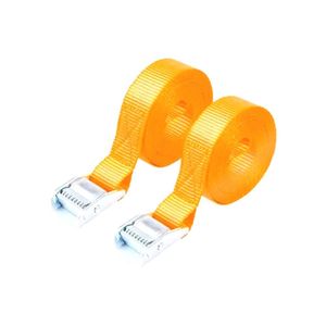 Kit Com 2 Cintas De Amarração Com Catraca Fixação De Cargas