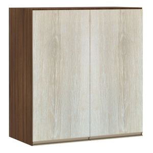 Armário Para Cozinha 70 Cm 2 Portas Dourado Com Crema