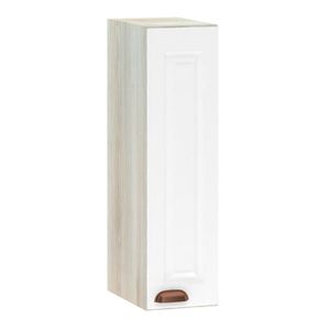 Armário Aéreo 20 Cm 1 Porta Legno Crema Com Branco Pet