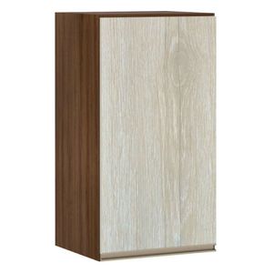 Armário Para Cozinha 35 Cm 1 Porta Dourado Com Crema