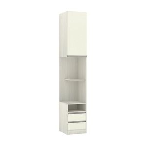 Mesa De Cabeceira Direito Prime Plus Legno Crema Com Kashmir