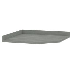 Tampo Luciane Canto Diagonal 76 Cm Concreto