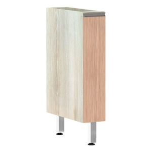 Balcão Sem Tampo 15cm Luci Legno Crem e Cumaru