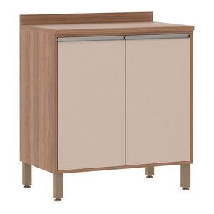 Balcão e Tampo 80 Cm De Abrir 1 Prateleira Lari Vanill e Connect