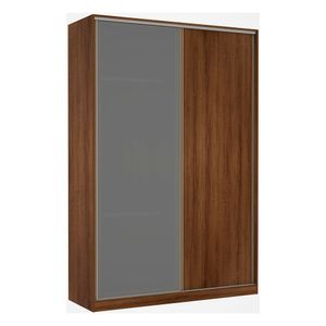Guarda Roupa 2 Portas De Correr 159 Cm Dourado