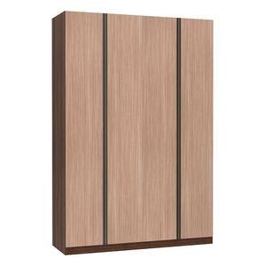 Guarda Roupa 4 Portas 3 Gavetas 159 Cm Dourado Com Cumaru