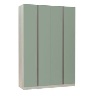 Guarda-roupa Solteiro 4 Portas 160 Cm Verde Jade