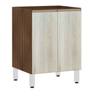 Balcão Sem Tampo 60cm Jade Com Legno Crema