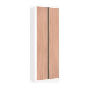Guarda Roupa Modulado 2 Portas 80cm Branco Ff Com Cumaru