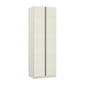 Guarda Roupa 2 Portas 80cm Legno Crema Com Kashmir