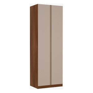 Guarda Roupa 2 Portas 80 Cm Dourado Com Connect