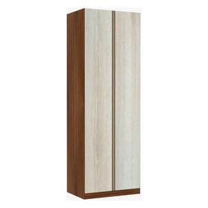 Guarda Roupa 2 Portas 80 Cm Dourado Com Legno Crema