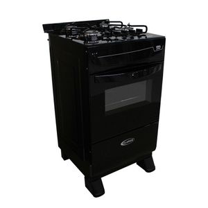 Fogão A Gás Veritá Gourmet 4 Bocas Mesa De Vidro Preto