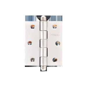 Dobradiça Aço Carbono 3025 Cromo Acetinado Prata