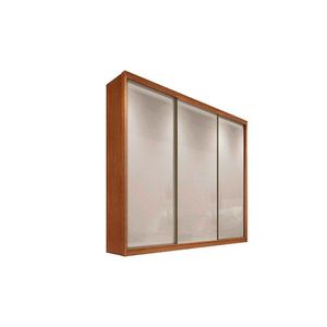 Guarda Roupa 3 Portas De Correr E 8 Gavetas Diamond-londres Cumaru-fendi