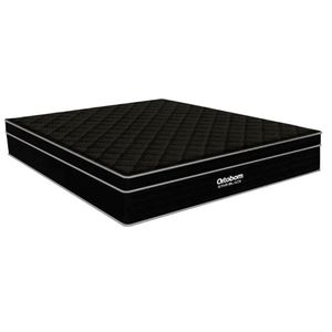 Colchão Queen Molas Ensacadas Star Black D45 Viscoelástico Superpocket (158x198x38) - Ortobom