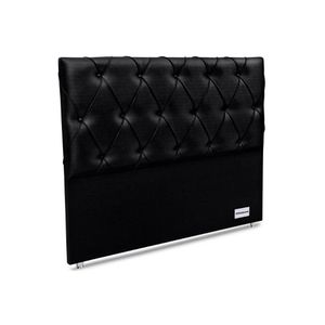 Cabeceira Cama Box Estofada Murat Facto Black Casal - Courano Preto - Ortobom