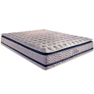Colchão Queen Molas Visco Gel Ensacadas Masterpocket Blue Pillow Top (158x198x32) - Paropas
