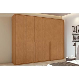 Guarda Roupa Casal 6 Portas E 6 Gavetas Imperatore Amêndoa