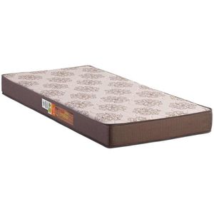 Colchão Solteiro Espuma D28 Pérola Brown (88x188x14) - Polar