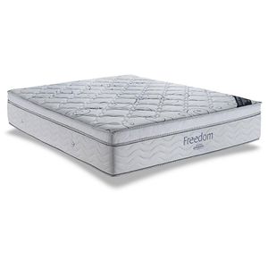Colchão Casal Espuma Viscoelástico Visco Molas Ensacadas Superpocket Freedom Ortopillow (138x188x32) - Ortobom
