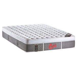 Colchão Casal Molas Ensacadas Pocket Gold Star Light Stress Oxygen New Plush Euro Pillow (138x188x34) - Castor