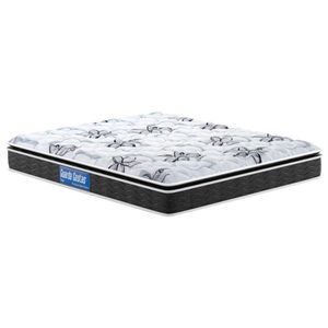 Colchão Casal Espuma D40-20 Guarda Costas Premium Hiper Firme Pillow Top Black (138x188x24) - Probel