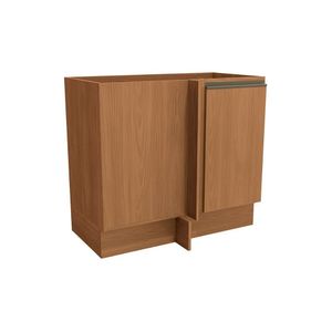 Módulo Cozinha Kappesberg Maxxi Balcão G748 Canto Reto C- 1 Porta S- Tampo 98cm Canela-kappesberg