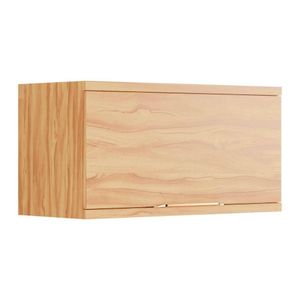 Armário De Geladeira P- Cozinha Sauvignon Adeira C- 1 Porta Basculante 80cm Amendoa - Ronipa