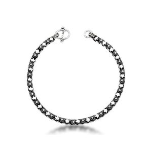 Pulseira Pikun 01 Fileira 4mm Prata 925