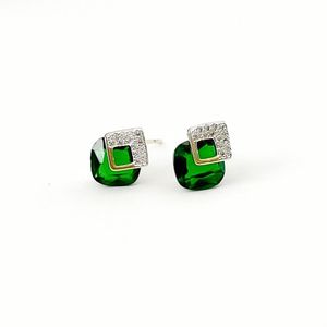 Brinco Feminino Colorido Banhado A Ouro 18k