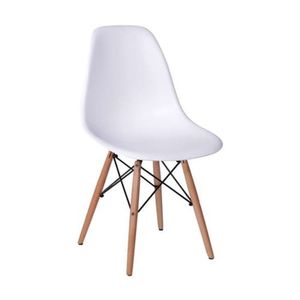 Cadeira Eames Eiffel Lisa Branca
