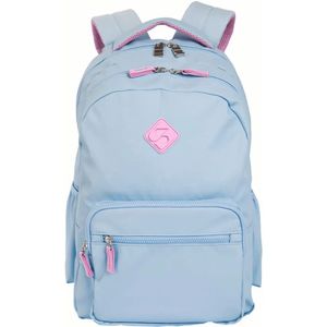 Mochila College Hydroblock C/ 2 Compartimentos Azul Sky - Sestini