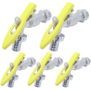 Kit Com 5 Torneira Para Jardim Esfera 1/2¨ Porta Cadeado