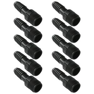 Kit C/ 10 Adaptador De Redução Interno 1/2 X 3/8 Preto